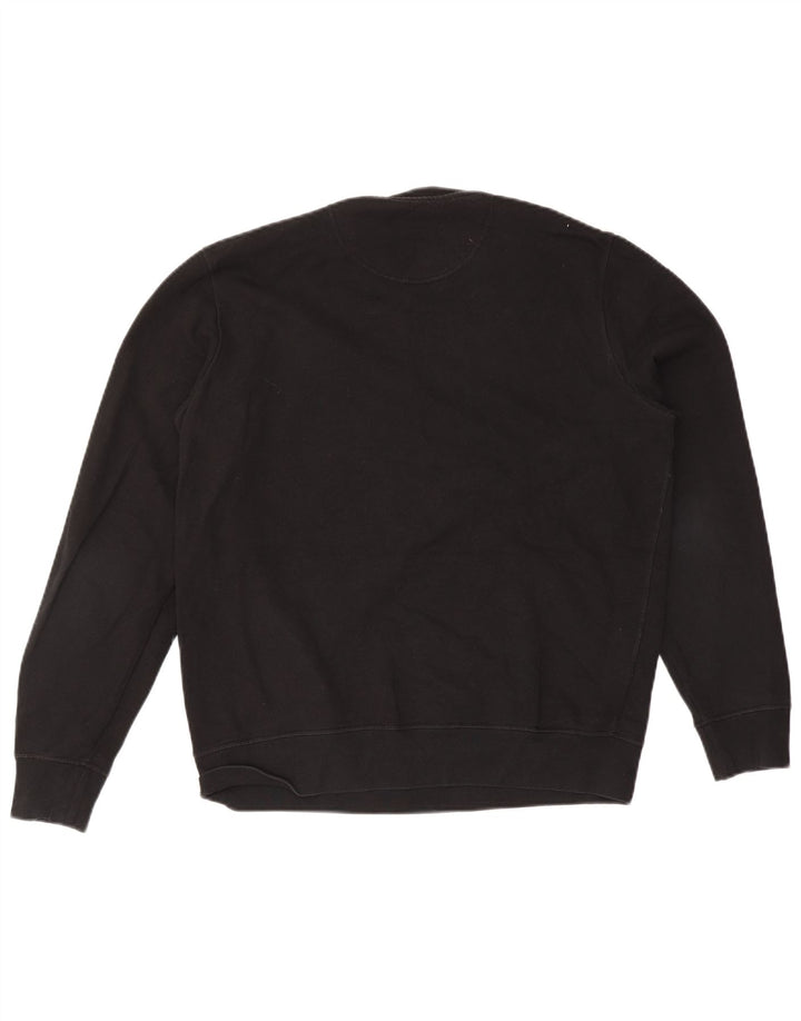 Męska bluza z grafiką Barbour, duża, czarna, bawełniana