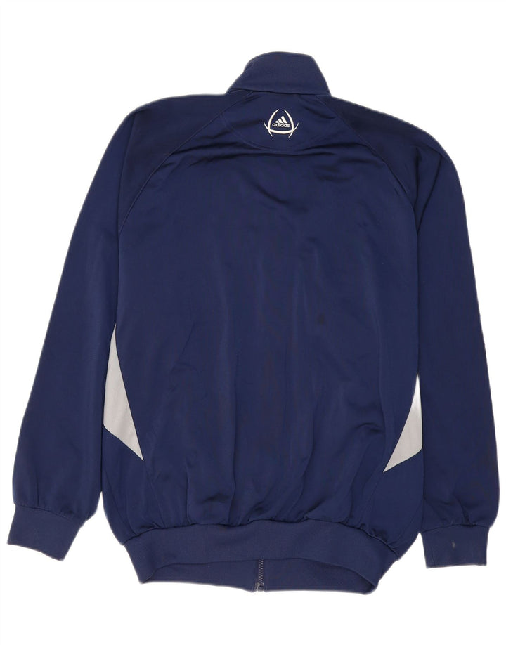 Męska kurtka dresowa ADIDAS UK 40/42, średni granat, blok kolorów