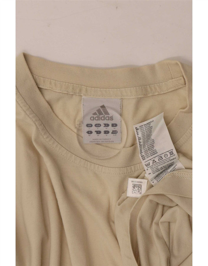Adidas Męska koszulka Top Medium Beżowa Bawełna