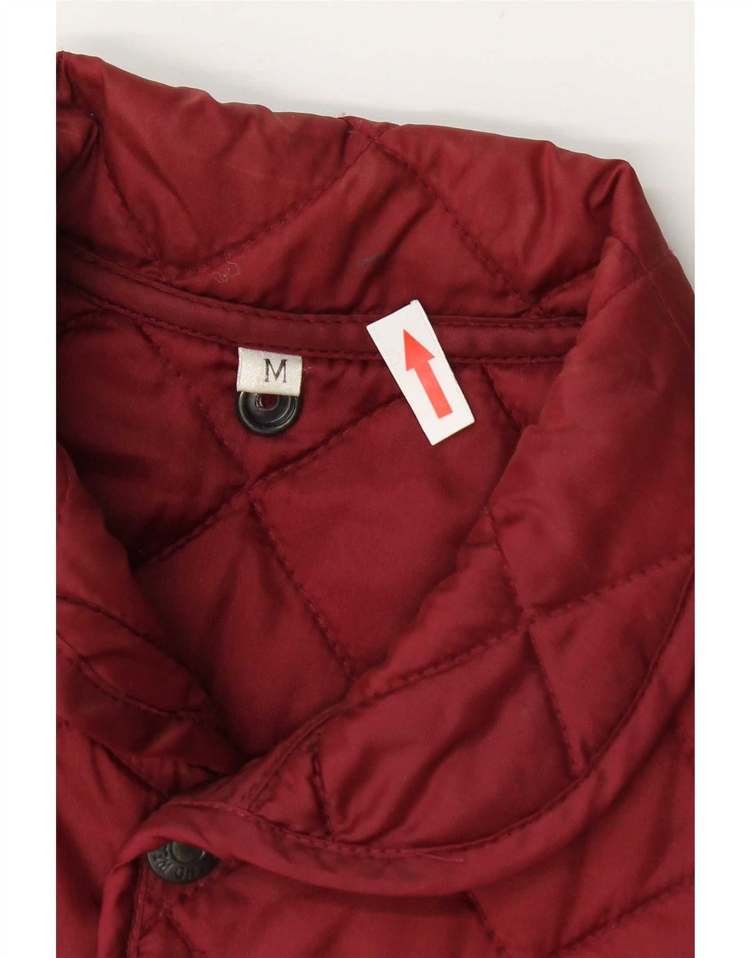 Męska pikowana kamizelka Vintage UK 38 Medium Burgund