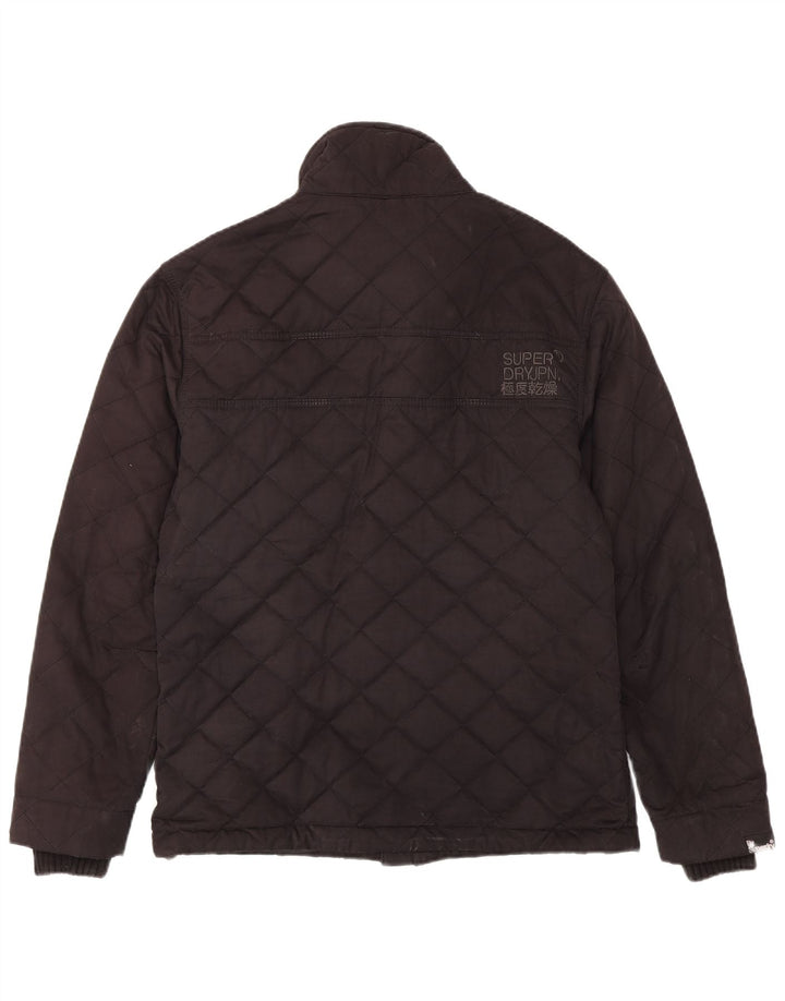 Męska pikowana kurtka Superdry The Windhiker UK 42 XL, czarny poliester