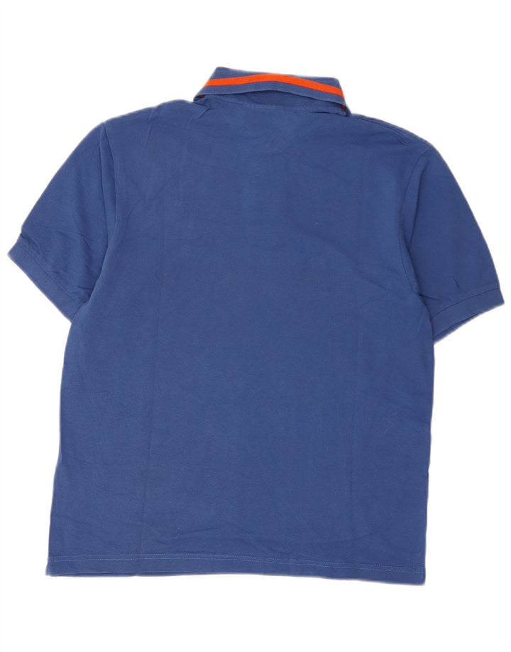Męska koszulka polo Diadora, mała, niebieska, bawełniana