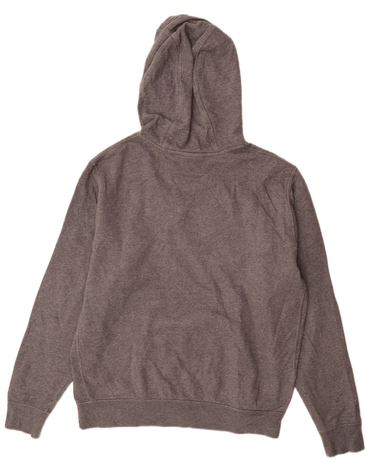 Męski sweter z kapturem Nike Graphic, średnioszary, bawełniany