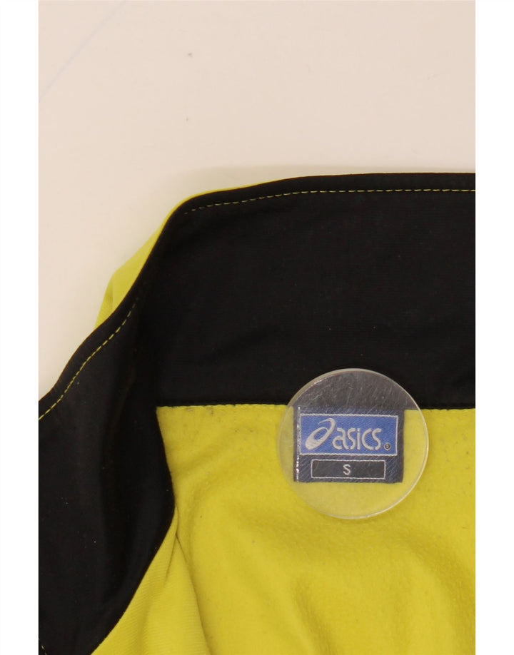 Męska kurtka dresowa Asics z grafiką, mała, żółta