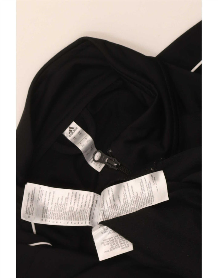Adidas Męska bluza dresowa Top 2XL Czarny poliester