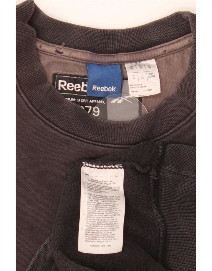 Męska bluza Reebok XL, czarna, bawełniana