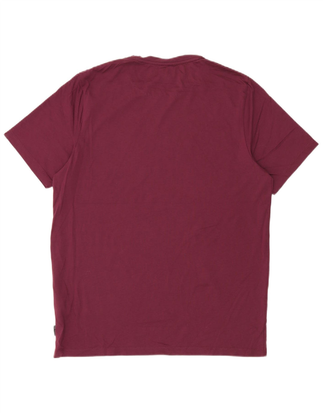 Męski T-shirt z grafiką Ted Baker, rozmiar 4, duży, bordowy, bawełniany