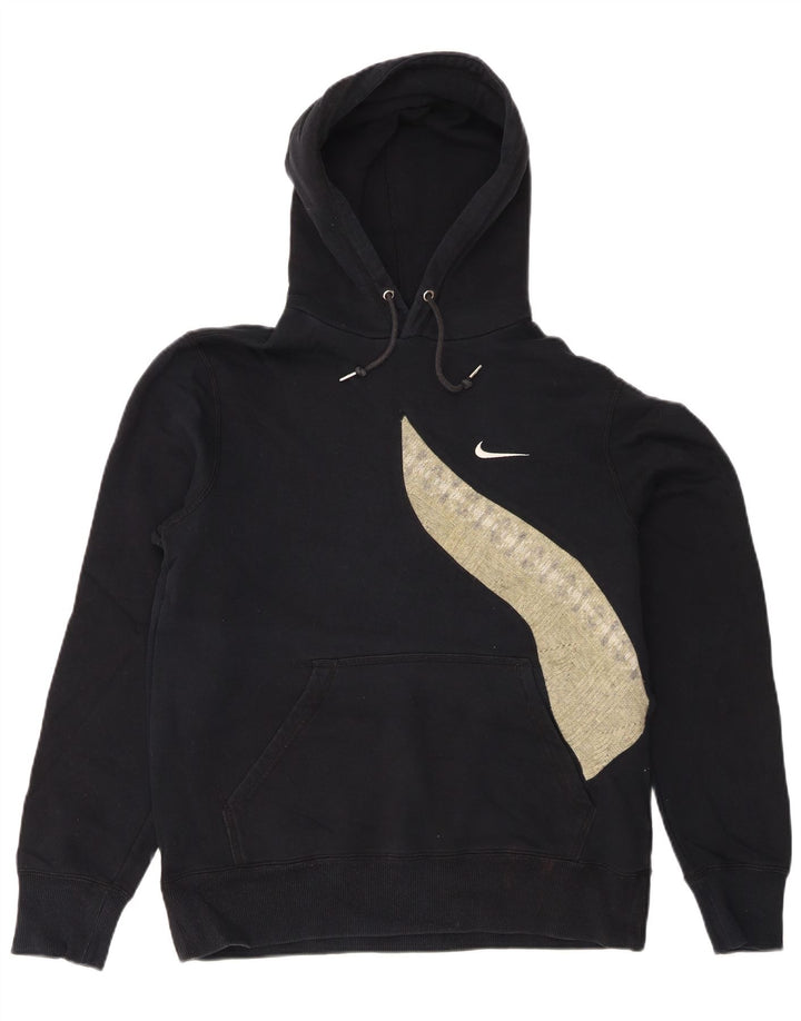 Męski sweter z kapturem Nike, bawełniany, średniej wielkości, w kolorze czarnym