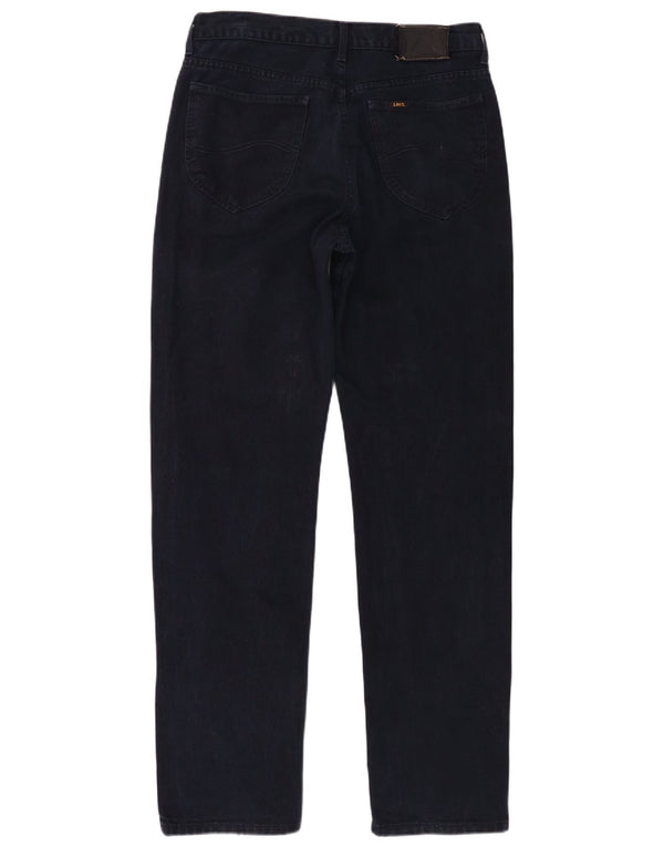 Lee Mens Chicago Straight Casual Trousers W33 L34 Navy Blue Cotton