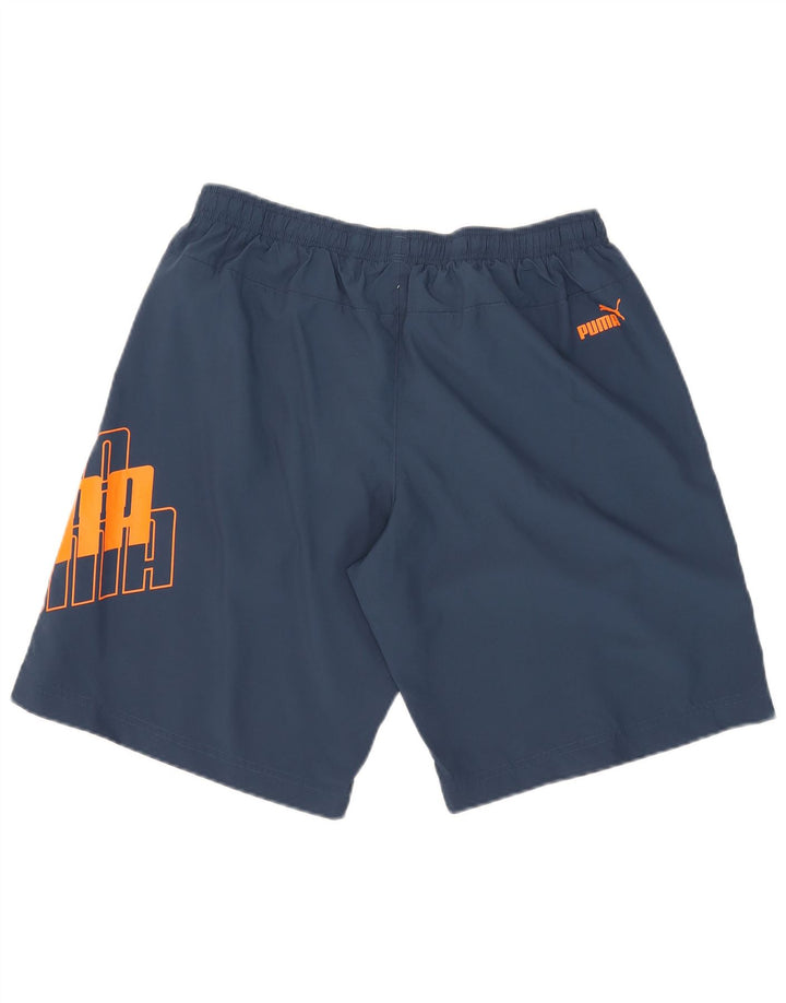 Męskie spodenki sportowe Puma Graphic, duże, granatowe