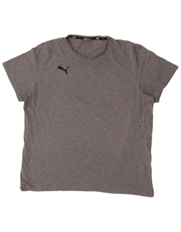 Męska koszulka Puma Top 2XL Szara bawełna