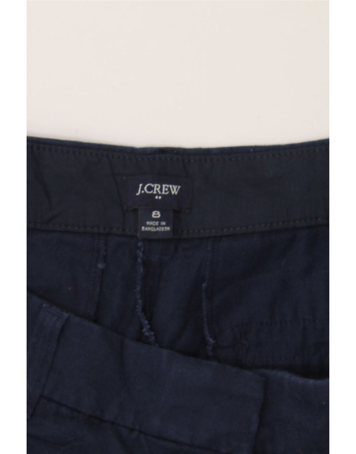 J. CREW Womens Chino Shorts UK 8 Medium W32 Navy Blue Cotton Vintage J. Crew and Second-Hand J. Crew from Messina Hembry 