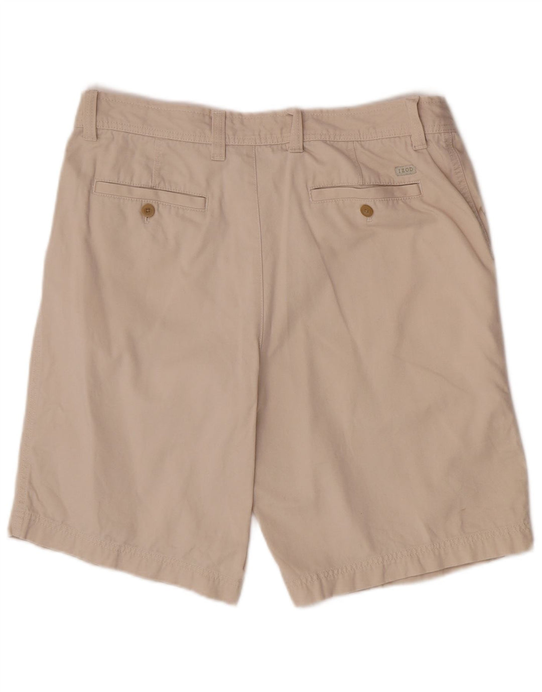 Męskie spodenki Chino Izod W36, duże, beżowe, bawełniane