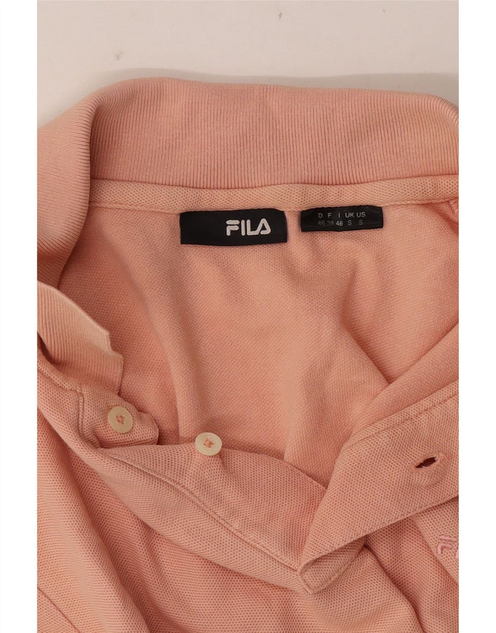 Męska koszulka polo Fila, mała, różowa