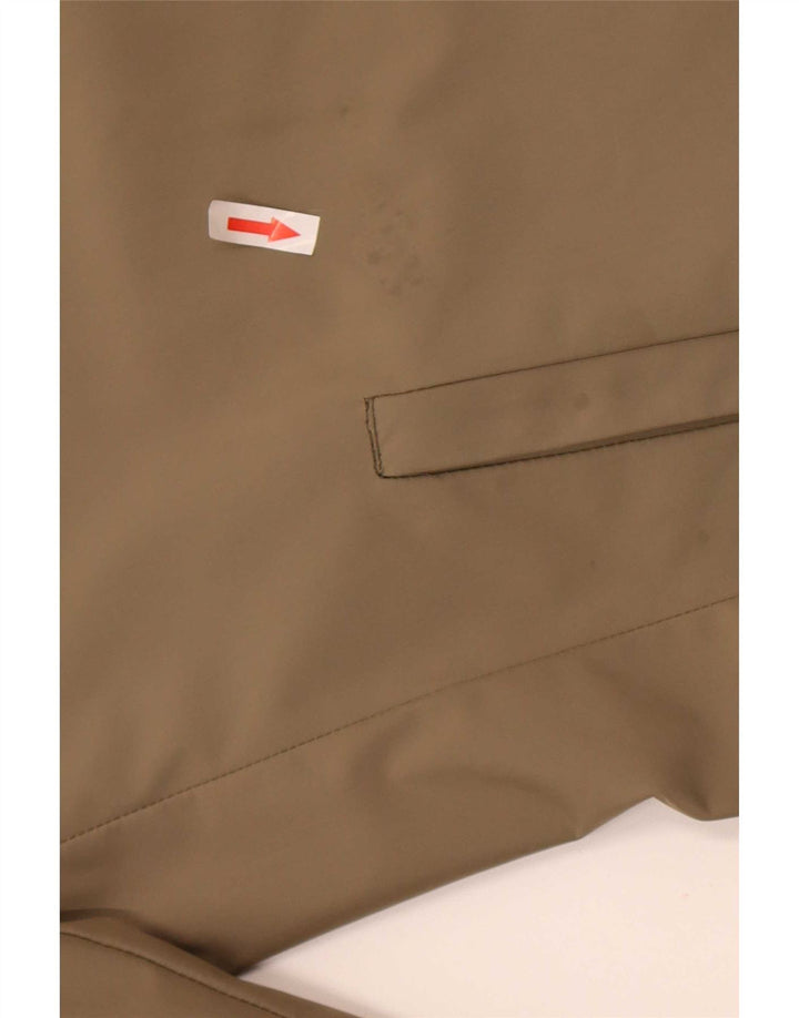 Damski płaszcz przeciwdeszczowy z kapturem Max & Co., UK 14, duży, khaki, poliamid
