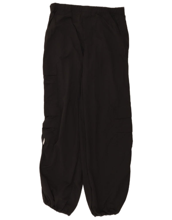 Damskie spodnie cargo o luźnym kroju Zara, średnie W30 L31, czarne, poliamidowe
