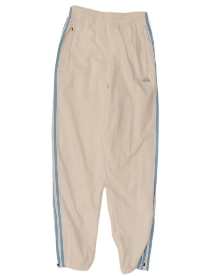 Damskie spodnie dresowe ADIDAS Joggers UK 10 Small White Polyester