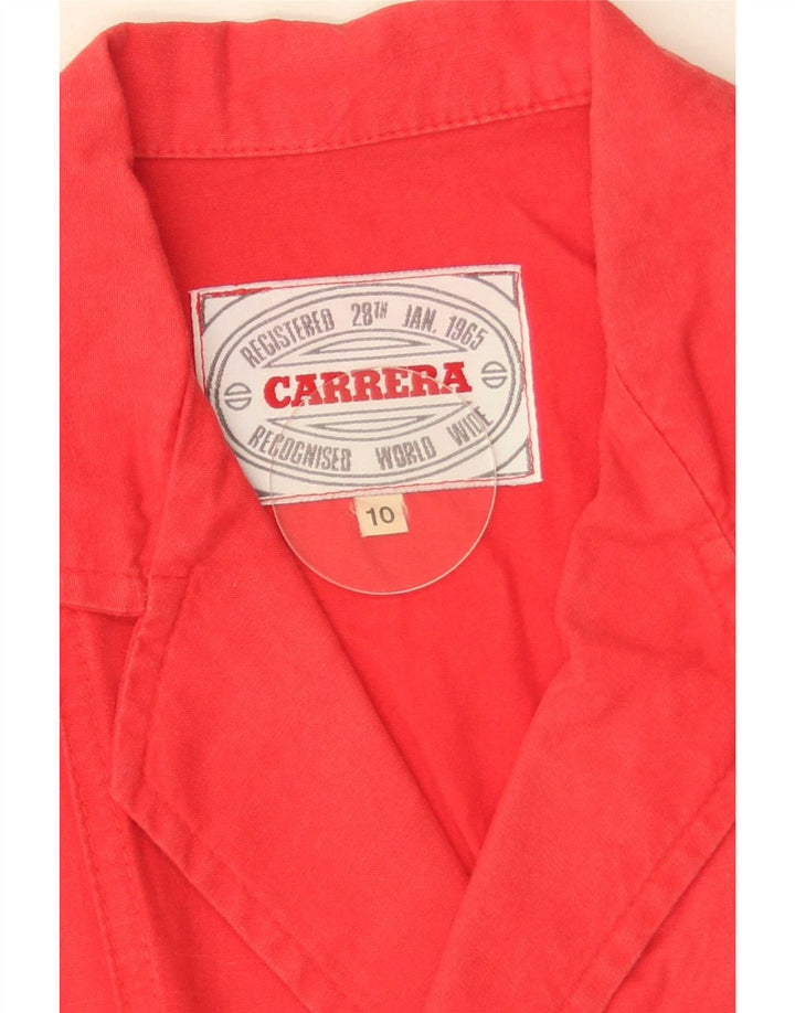 Damska marynarka Carrera Crop Double Breasted Jacket UK 10 Small Red