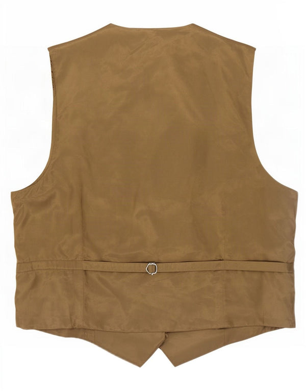 Kamizelka męska Harris Tweed 2XL Khaki, wełna w jodełkę