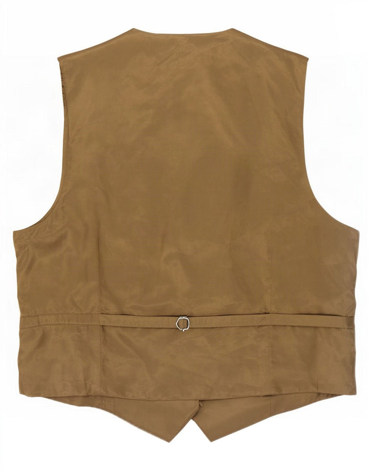 Kamizelka męska Harris Tweed 2XL Khaki, wełna w jodełkę