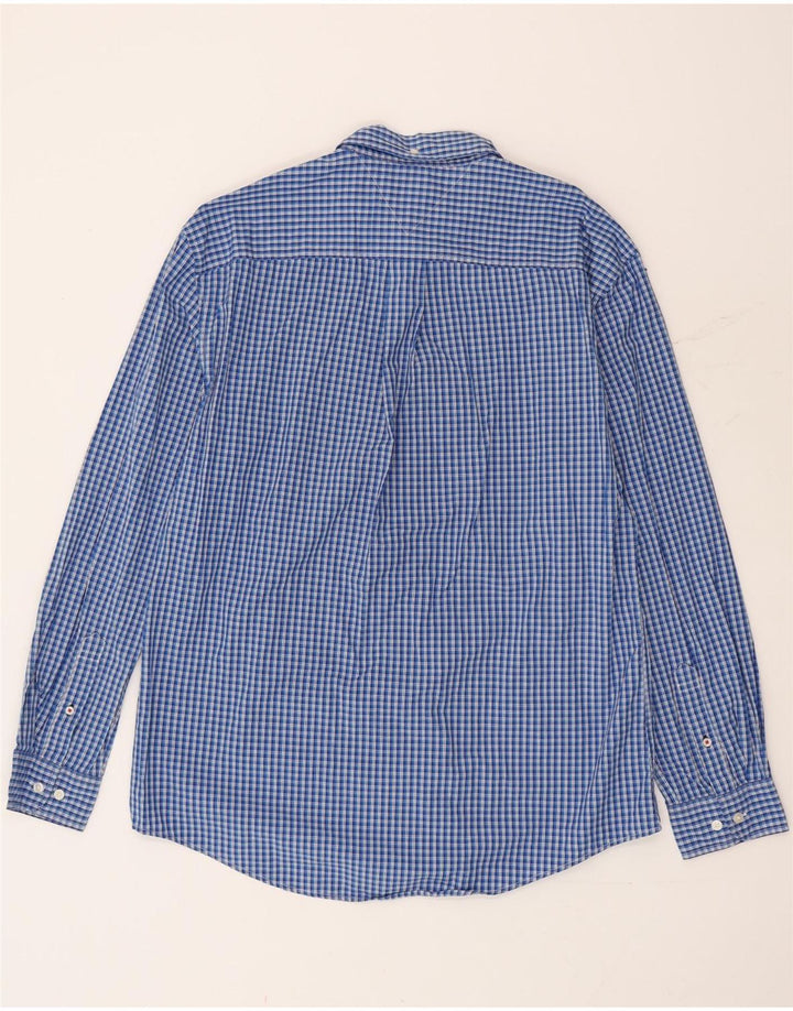 Koszula męska Tommy Hilfiger XL, niebieska bawełniana kratka