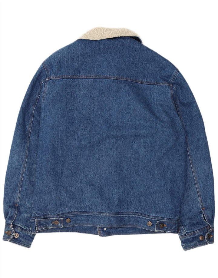 Męska kurtka jeansowa EXPLORER Sherpa IT 52 XL, niebieska, bawełniana