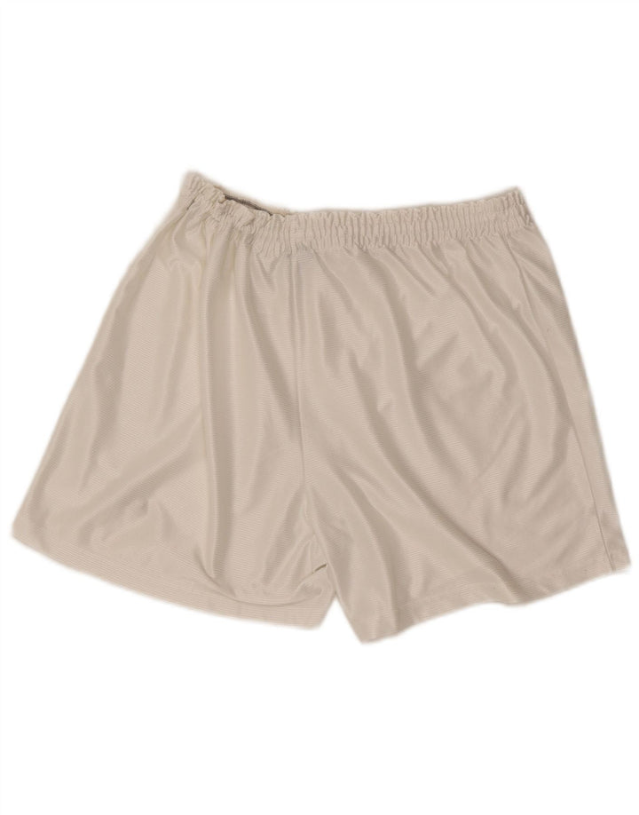 Męskie spodenki sportowe Nike UK 42/44, duże, białe, poliestrowe