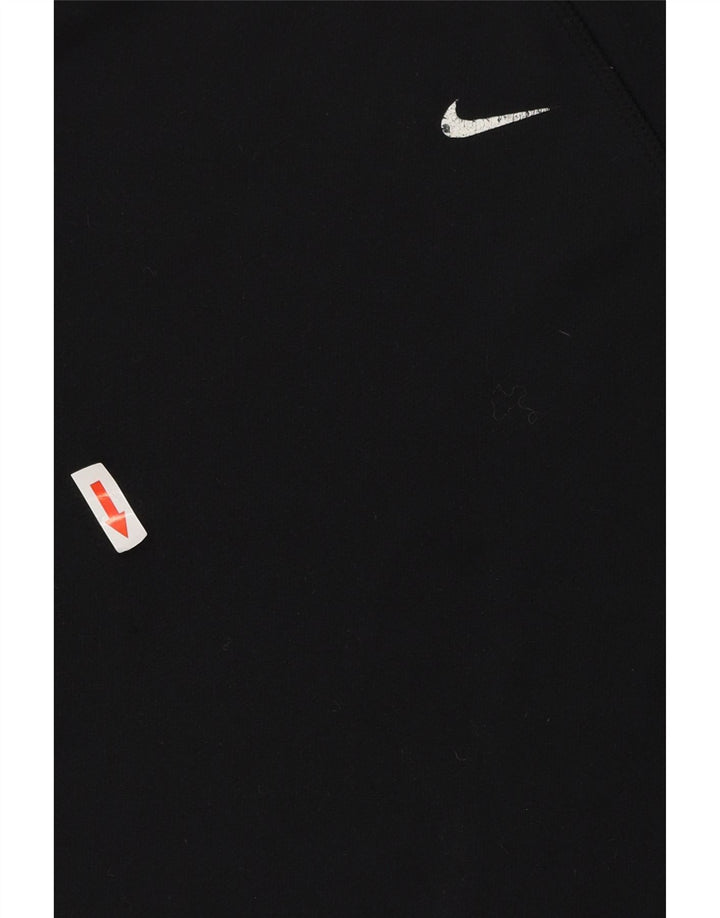 Męski T-shirt Nike Dri Fit, mały, czarny poliester