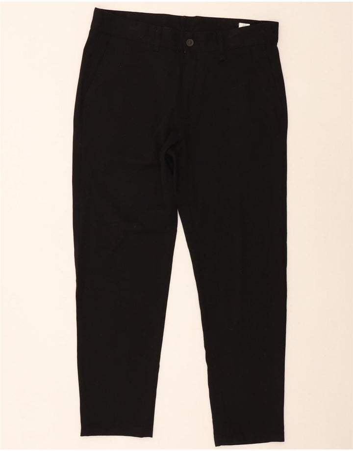 Męskie spodnie chino Zara EU 42 Large W32 L28 Czarny poliester