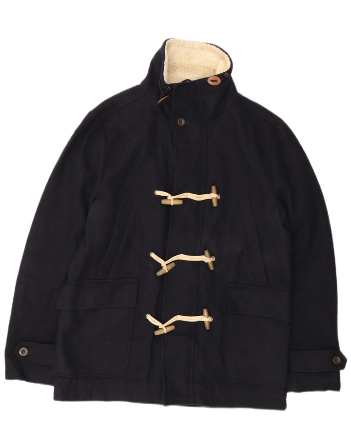 Męska kurtka marynarska Burton UK 38 Średni granatowy wełniany