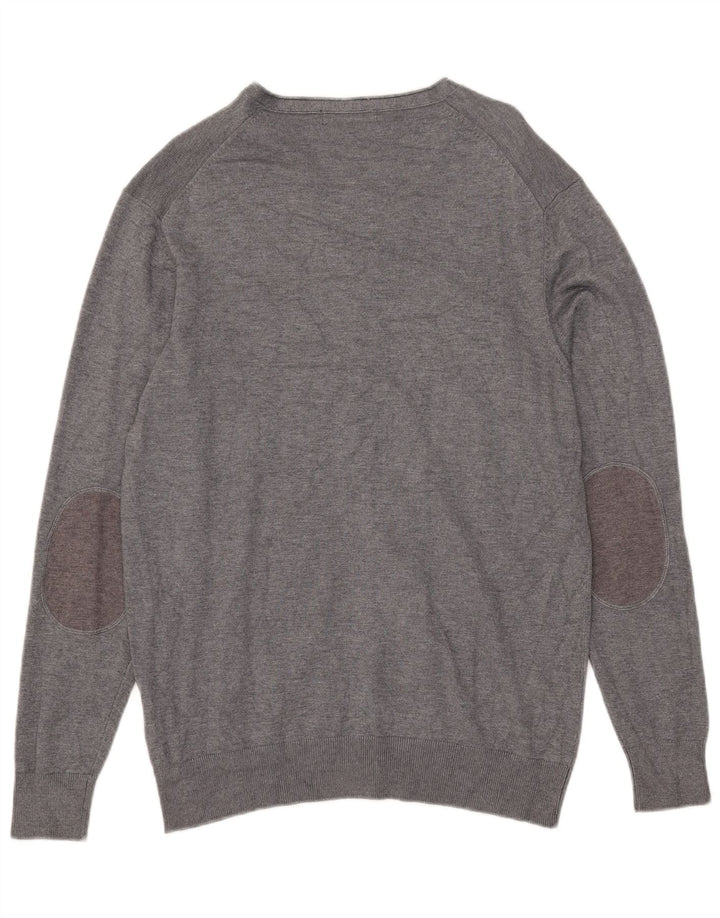 Męski sweter rozpinany Pierre Cardin, duży, szary, wiskoza