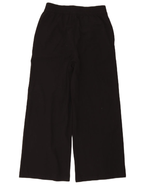 Marks & Spencer Damskie krótkie spodnie z szerokimi nogawkami UK 10 Small W30 L25 Czarne