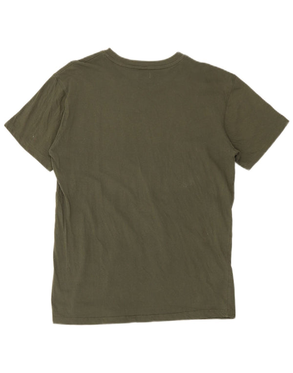 Chłopięcy T-shirt z grafiką Avirex, rozmiar XL, 15-16 lat, khaki