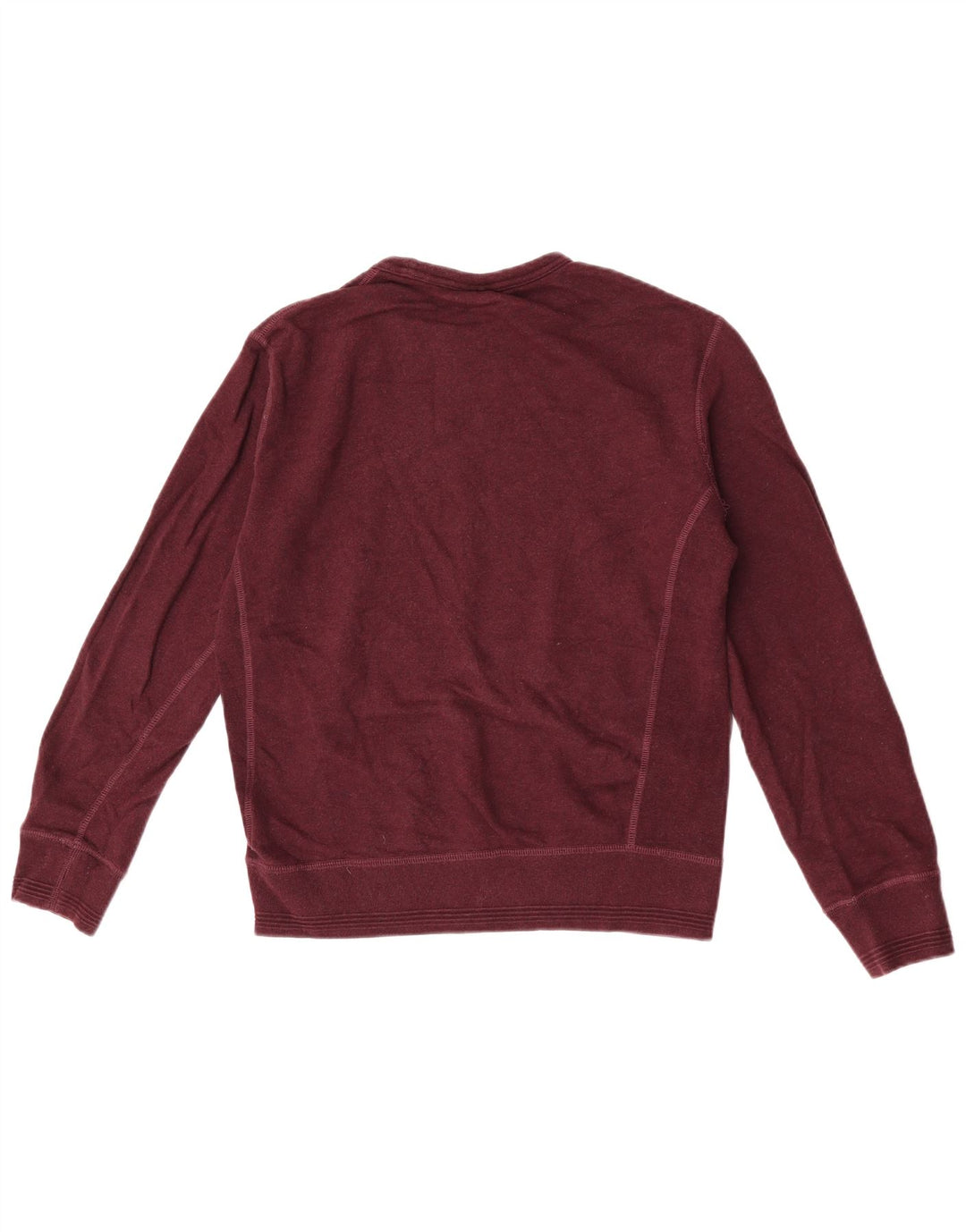 Marks & Spencer Męska bluza dresowa, mała, bordowa, bawełniana