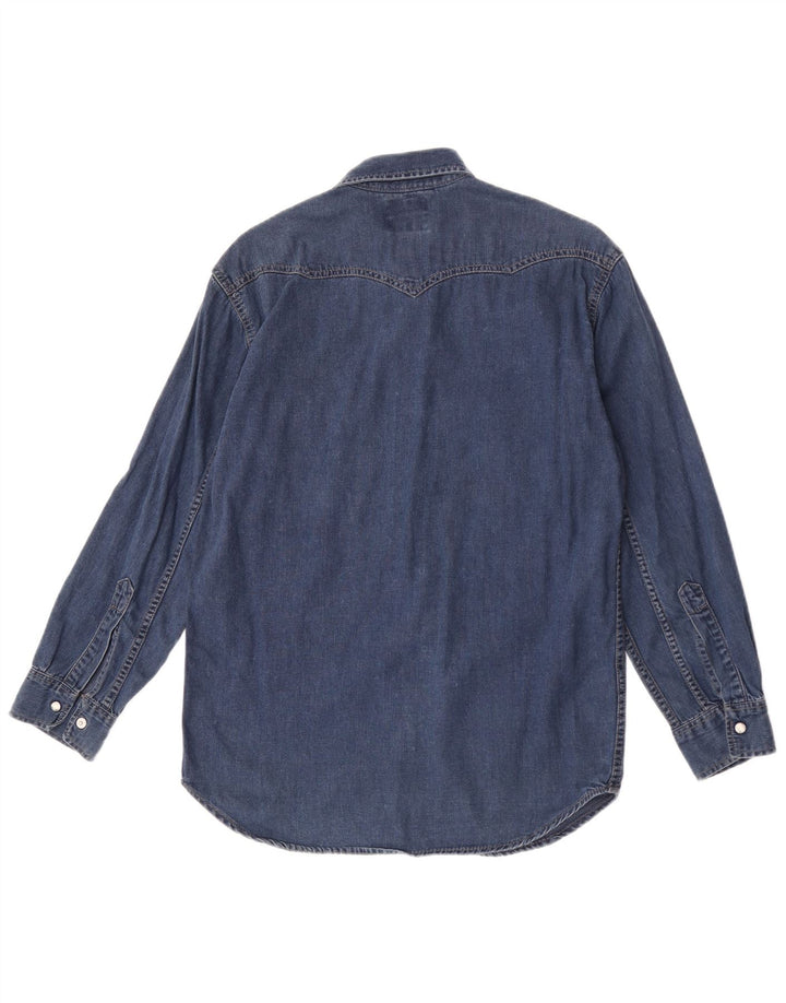 Męska koszula dżinsowa Levi's, mała, niebieska, bawełniana