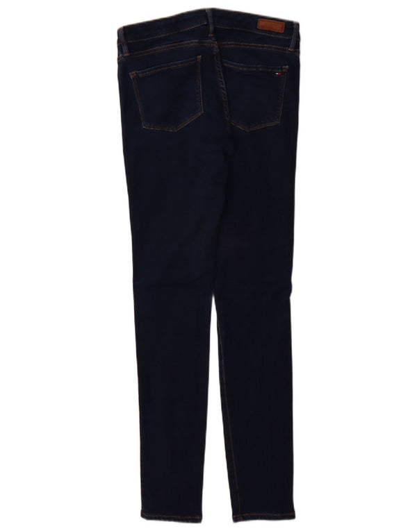 Damskie jeansy Jeggings Tommy Hilfiger Como LW W28 L32 Granatowa bawełna