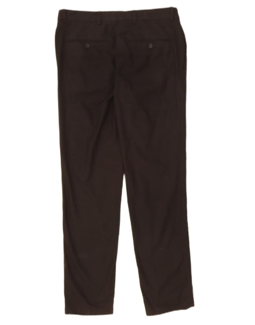 JACK & JONES Mens Slim Chino Trousers W32 L30 Black Polyester