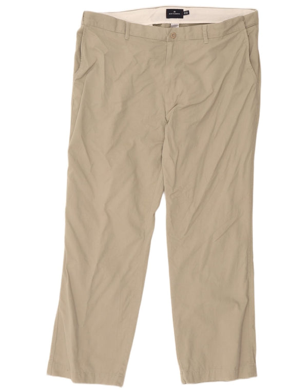 Męskie spodnie chino Marks & Spencer Blue Harbor Straight W42 L31 Khaki