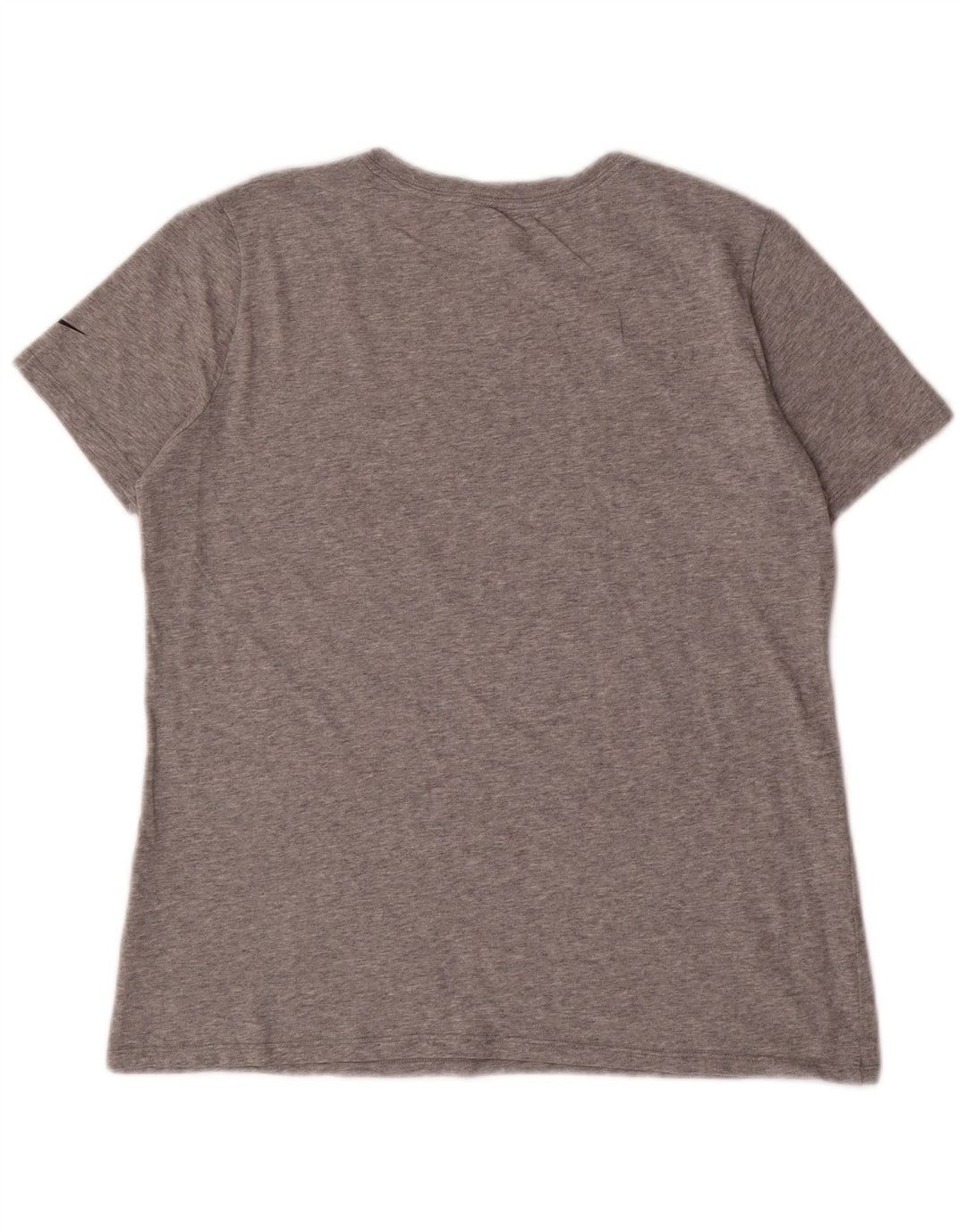 Damski T-shirt NIKE Dri Fit Graphic Top UK 14, średnioszary, bawełniany