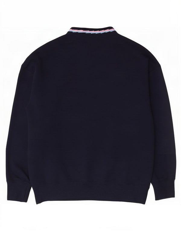 Bluza męska Adidas o luźnym kroju, średnia, granatowa, bawełniana