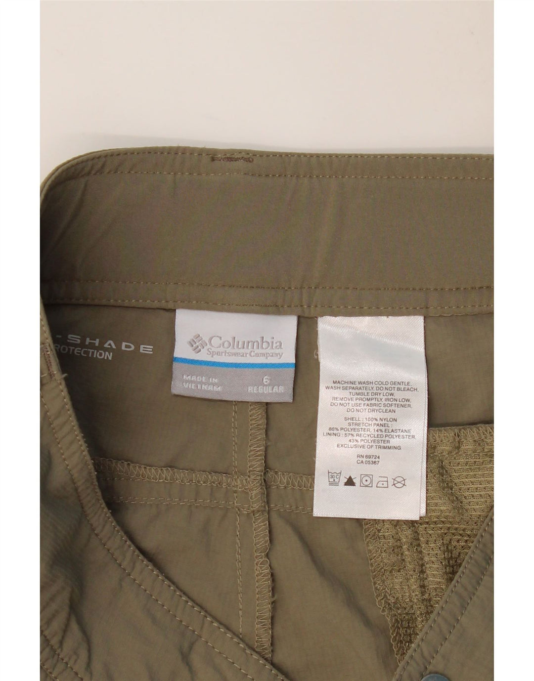 Damskie spodnie cargo COLUMBIA US 6 Medium W32 L32 Khaki