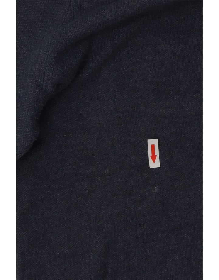 Męski sweter z okrągłym dekoltem White Stuff, średni granatowy, bawełniany