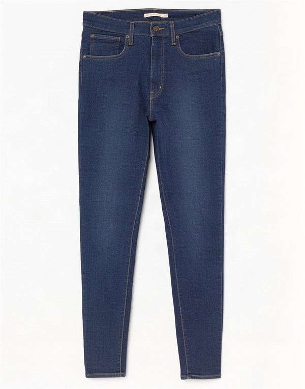 Damskie jeansy Levi's Mile High Super Skinny W30 L30 Niebieskie bawełniane