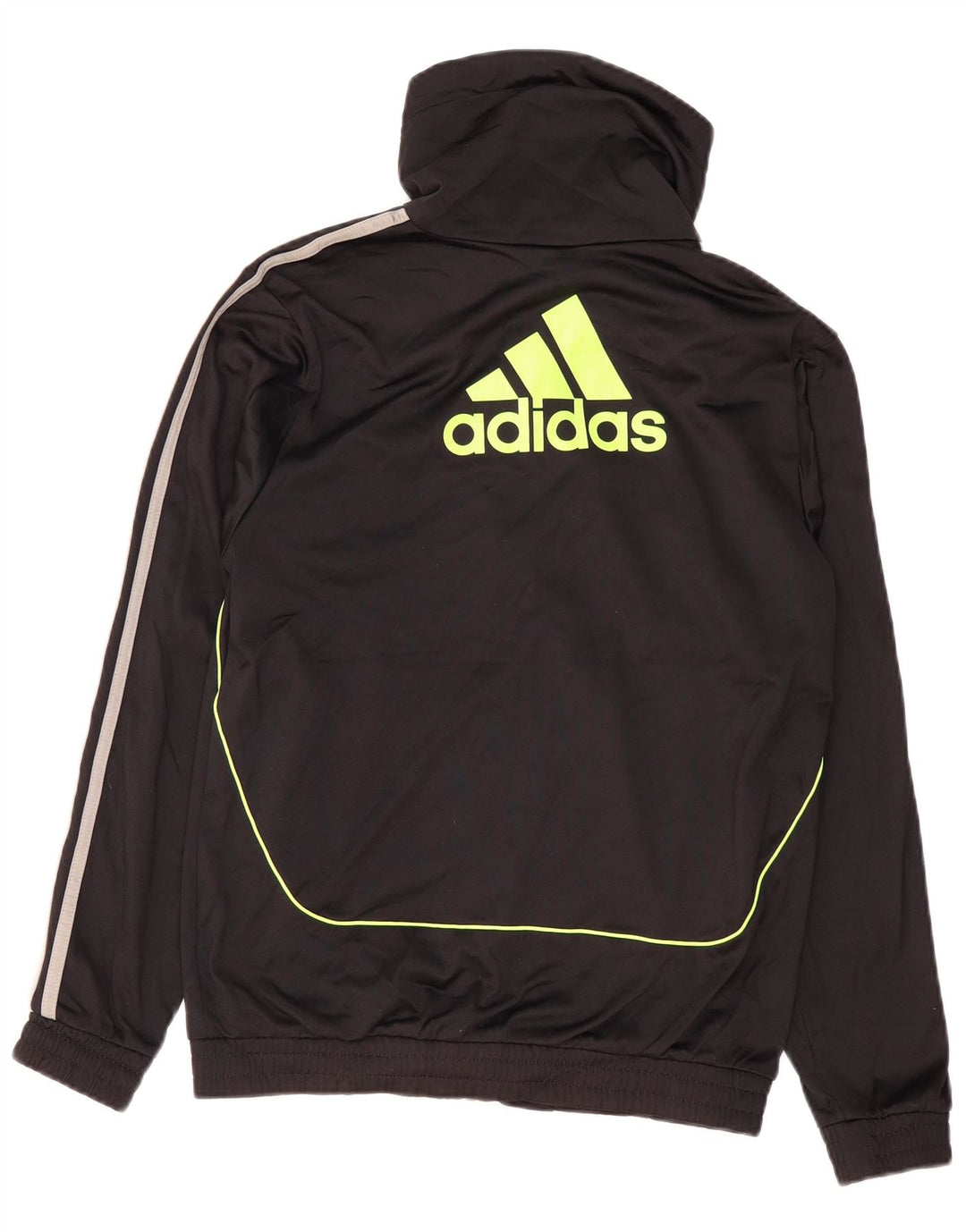 Męska kurtka dresowa ADIDAS z grafiką UK 36/38, mała czarna