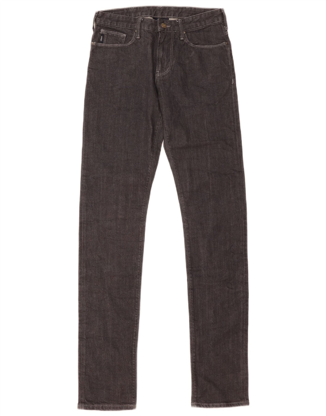 Damskie jeansy Skinny Armani W28 L34 Szara bawełna