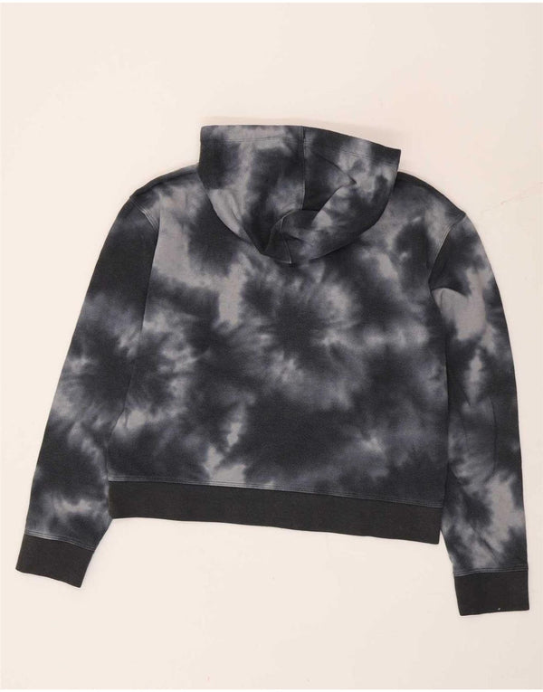 Damska bluza z kapturem Champion UK 16, duża, granatowa, bawełniana typu Tie Dye