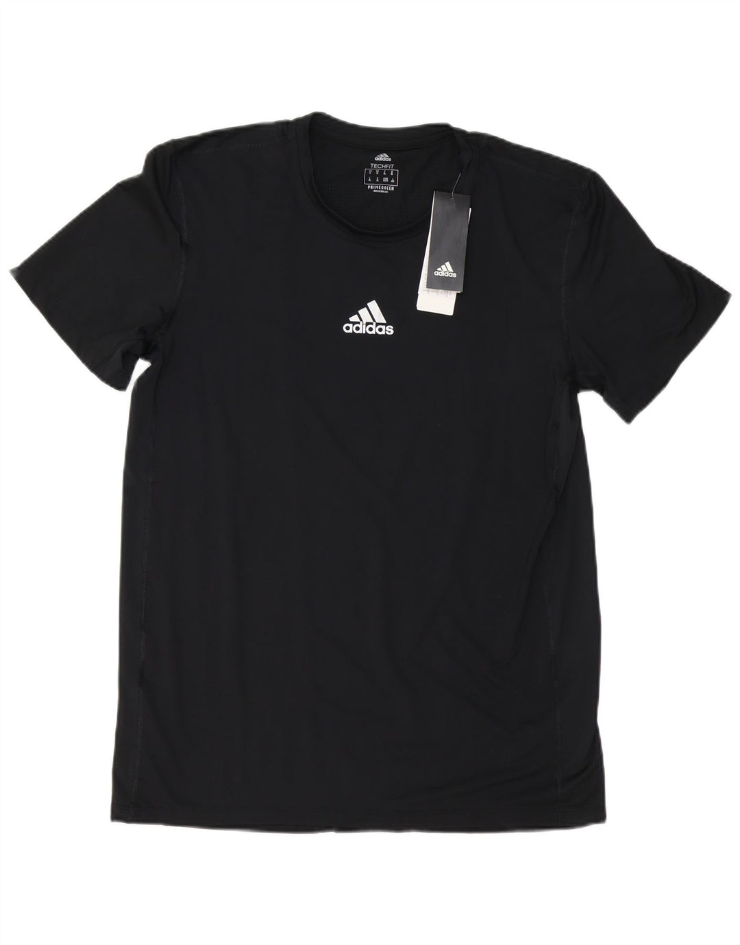 Adidas Męski T-shirt Top Duży Czarny Poliester