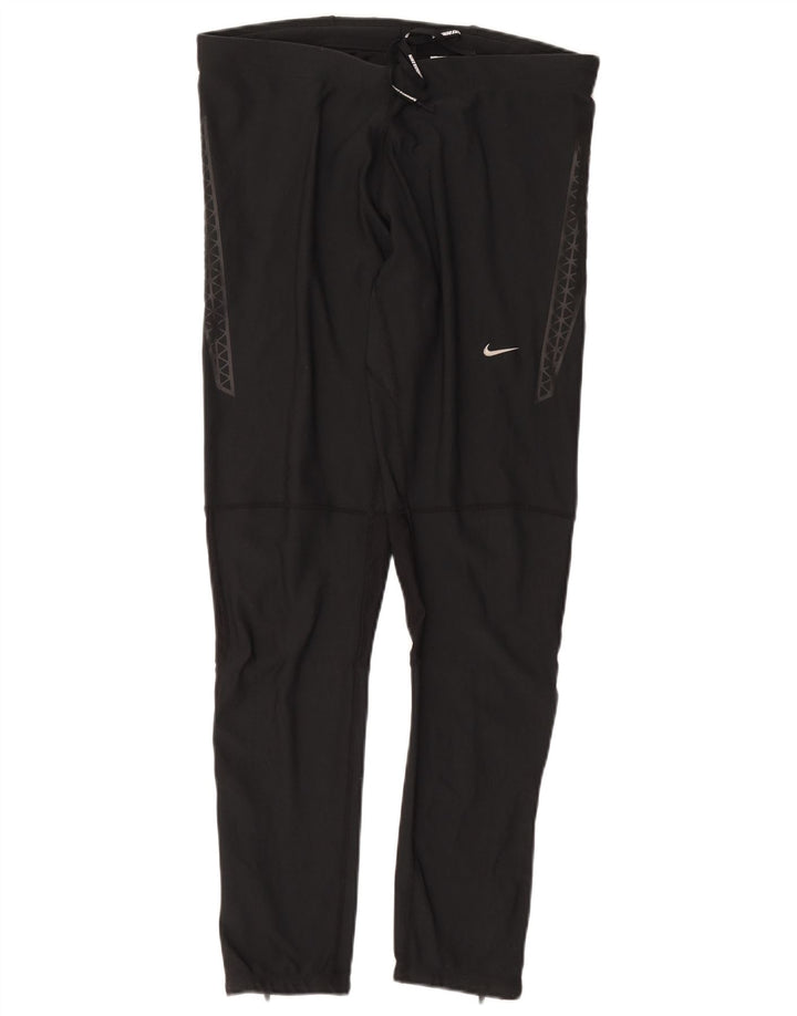 NIKE Womens Dri Fit Leggings UK 20 2XL  Black