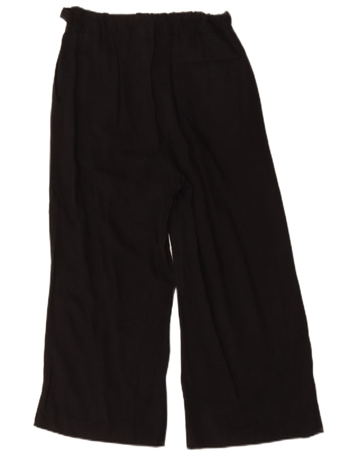 Damskie spodnie z szerokimi nogawkami Oasis W26 L21 czarne
