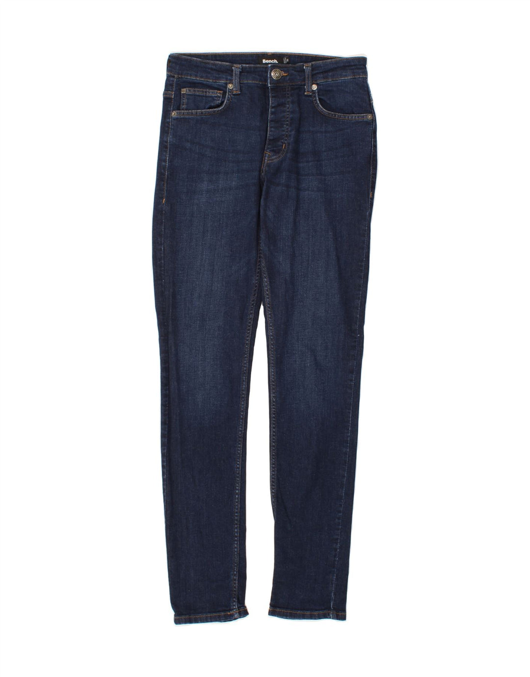 BENCH Mens Skinny Jeans W30 L32  Navy Blue Cotton Vintage Bench and Second-Hand Bench from Messina Hembry 